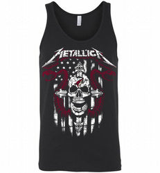 Metallica Snake Skull Arizona Coyotes Logo Tank