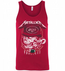 Metallica Skull Snake New York Jets Tank - zezetee