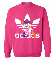 ADIDAS BASEBALL MICKEY MOUSE DISNEY SPORTS Crewneck Sweatshirt - zezetee