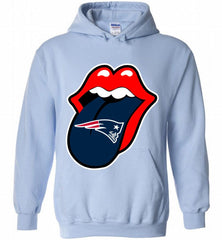 New England Patriots  x The Rolling Stones Logo Hoodie - zezetee