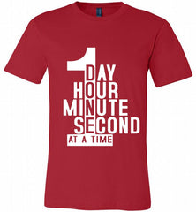 1 DAY HOUR MINUTE SECOND DONE AT A TIME Canvas USA - zezetee