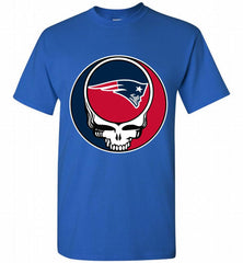 New England Patriots Grateful Dead Logo Band Shirt - zezetee