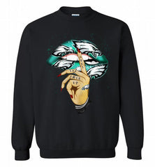 NFL Philadelphia Eagles Lip Shut The Fuck Up Crewneck Sweatshirt - zezetee