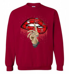 Chicago Bulls Lip Shut The Fuck Up Crewneck Sweatshirt - zezetee
