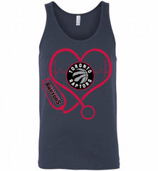 Nurse Heartbeat Love Toronto Raptors Tank - zezetee