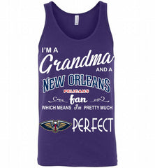 I'M A Grandma And A New Orleans Pelicans Fans Perfect Tank - zezetee