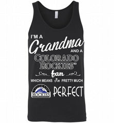 I'M A Grandma And A Colorado Rockies Fans Gift Tank - zezetee