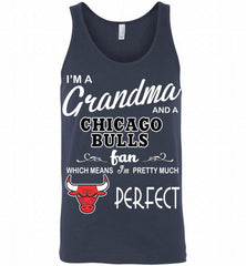 I'M A Grandma And A Chicago Bulls Fans Perfect Tank - zezetee