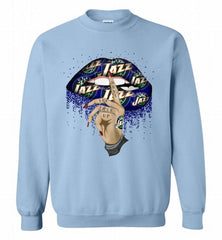 Utah Jazz Lip Shut The Fuck Up Crewneck Sweatshirt - zezetee