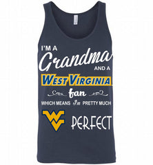 I'M A Grandma And A West Virginia Mountaineers Fan Tank - zezetee