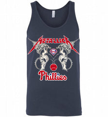 Metallica Philadelphia Phillies Logo Tank - zezetee