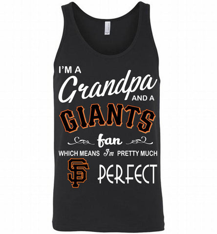 I'M A Grandpa And A San Francisco Giants Fans Gift Tank - zezetee