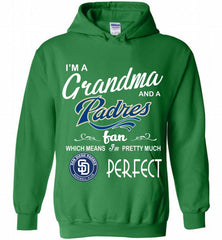 I'M A Grandma And A San Diego Padres Fans Gift Hoodie - zezetee