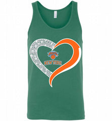 New York Knicks In Diamond Heart Tank - zezetee