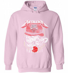 Metallica Skull Snake Chicago Bulls Hoodie - zezetee