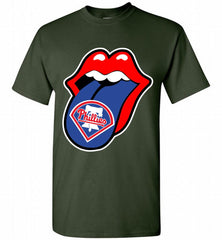 Philadelphia Phillies  x The Rolling Stones Logo Shirt - zezetee