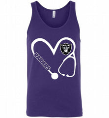 HEART 3-4 NURSE OAKLAND RAIDERS= Tank - zezetee