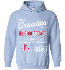I'M A Grandma And A Houston Rockets Fans Perfect Hoodie - zezetee