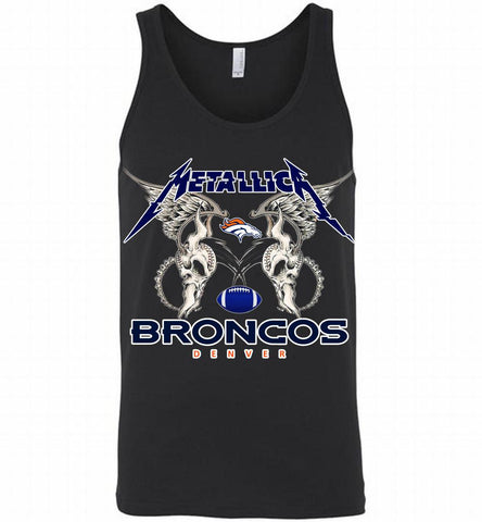 Metallica Denver Broncos Logo Tank - zezetee