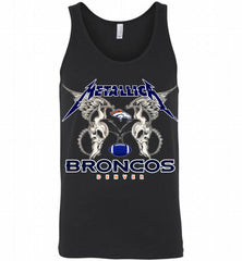 Metallica Denver Broncos Logo Tank - zezetee