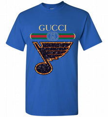 Gucci St Louis Blues Logo Shirt - zezetee