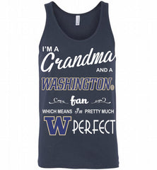 I'M A Grandma And A Washington Huskies Fan Tank - zezetee