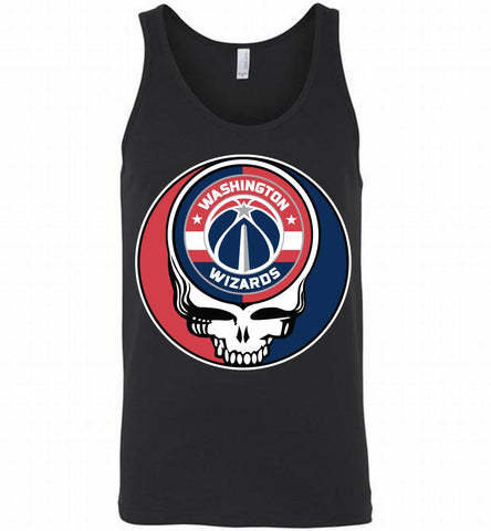 Washington Wizards Grateful Dead Logo Band Tank - zezetee