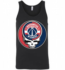 Washington Wizards Grateful Dead Logo Band Tank - zezetee