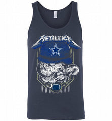 Metallica Skull Snake Dallas Cowboys Tank - zezetee