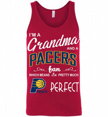 I'M A Grandma And A Indiana Pacers Fans Perfect Tank - zezetee