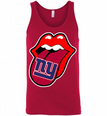 New York Giants  x The Rolling Stones Logo Tank - zezetee