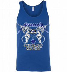 Metallica Colorado Rockies Logo Tank - zezetee