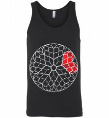 Notre Dame rose window remembrance Tank - zezetee