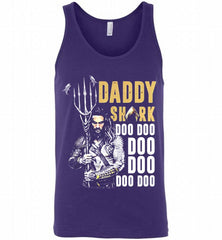 AQUAMAN DADDY SHARK DOO DOO DOO DOO DOO Tank - zezetee