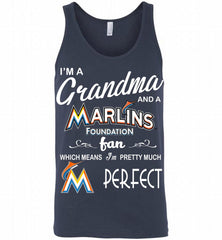 I'M A Grandma And A Miami Marlins Fans Gift Tank - zezetee