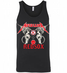 Metallica Boston Red Sox Logo Tank - zezetee