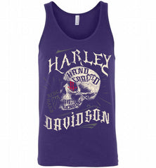 HARLEY DAVIDSON SKULL Houston Rockets Tank - zezetee
