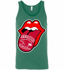 St Louis Eagles  x The Rolling Stones Logo Tank - zezetee
