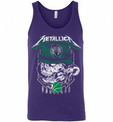 Metallica Skull Snake Boston Celtics Tank - zezetee