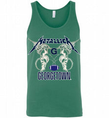 Metallica Georgetown Hoyas Logo Tank - zezetee