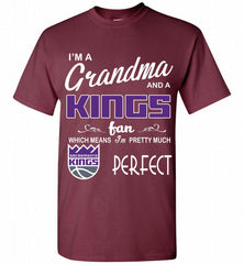I'M A Grandma And A Sacramento Kings Fans Perfect Shirt - zezetee