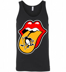Pittsburgh Penguins  x The Rolling Stones Logo Tank