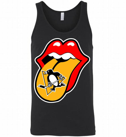 Pittsburgh Penguins  x The Rolling Stones Logo Tank - zezetee
