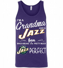 I'M A Grandma And A Utah Jazz Fans Perfect Tank - zezetee