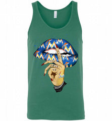 MLB Miami Marlins Lip Shut The Fuck Up Tank - zezetee