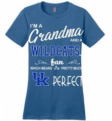 I'M A Grandma And A Kentucky Wildcats Fan Ladies Perfect - zezetee