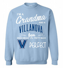I'M A Grandma And A Villanova Wildcats Fan Crewneck Sweatshirt - zezetee