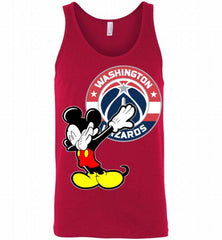 Disney Mickey Mouse Dabbing Washington Wizards Tank - zezetee