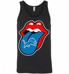 Detroit Lions  x The Rolling Stones Logo Tank