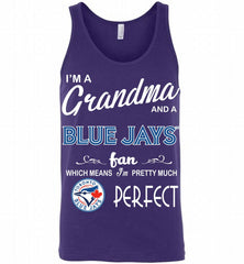 I'M A Grandma And A Toronto Blue Jays Fans Gift Tank - zezetee